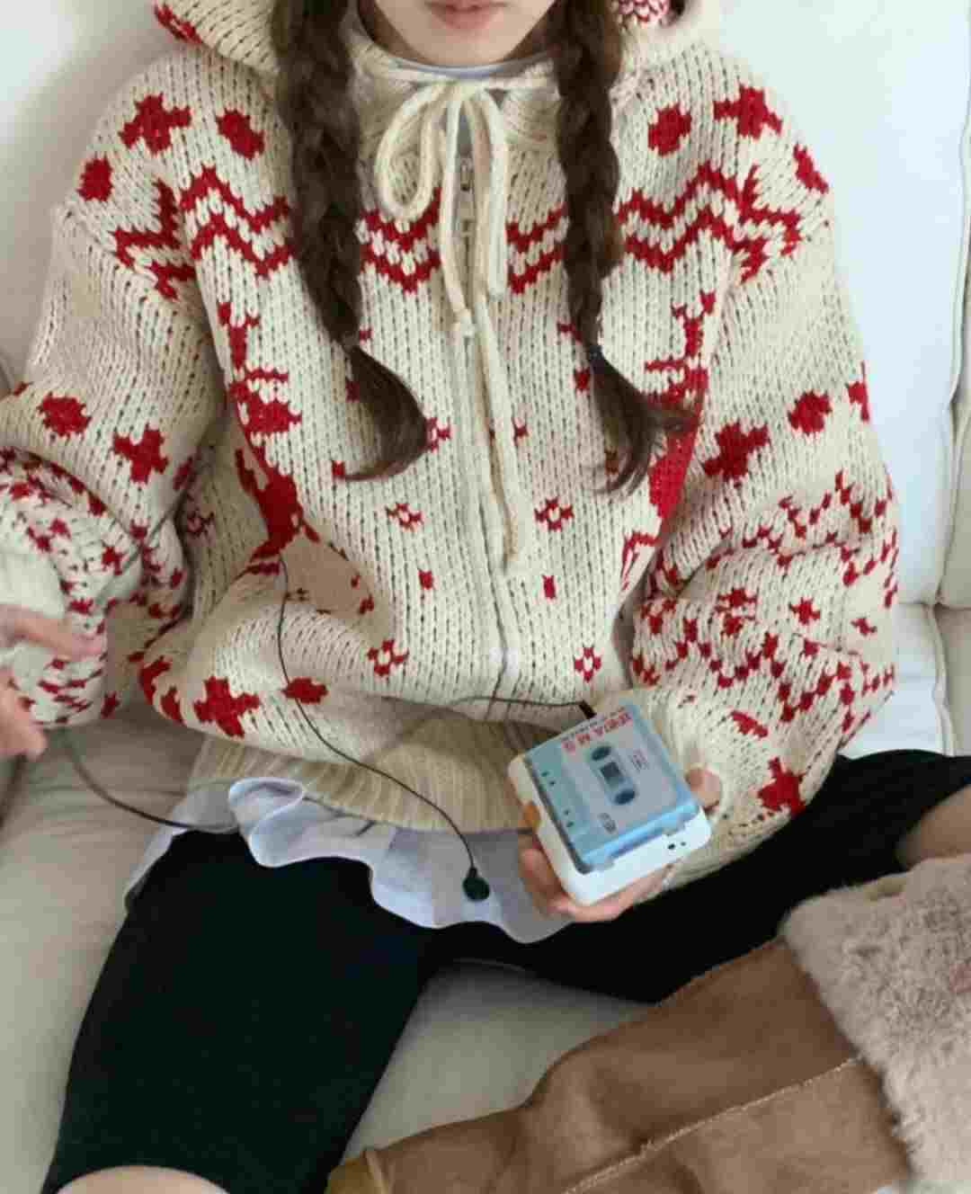 MELROSE韓國直郵東大門實拍女裝新款休閑時尚職業24秋冬針織衫MELROSE針織衫