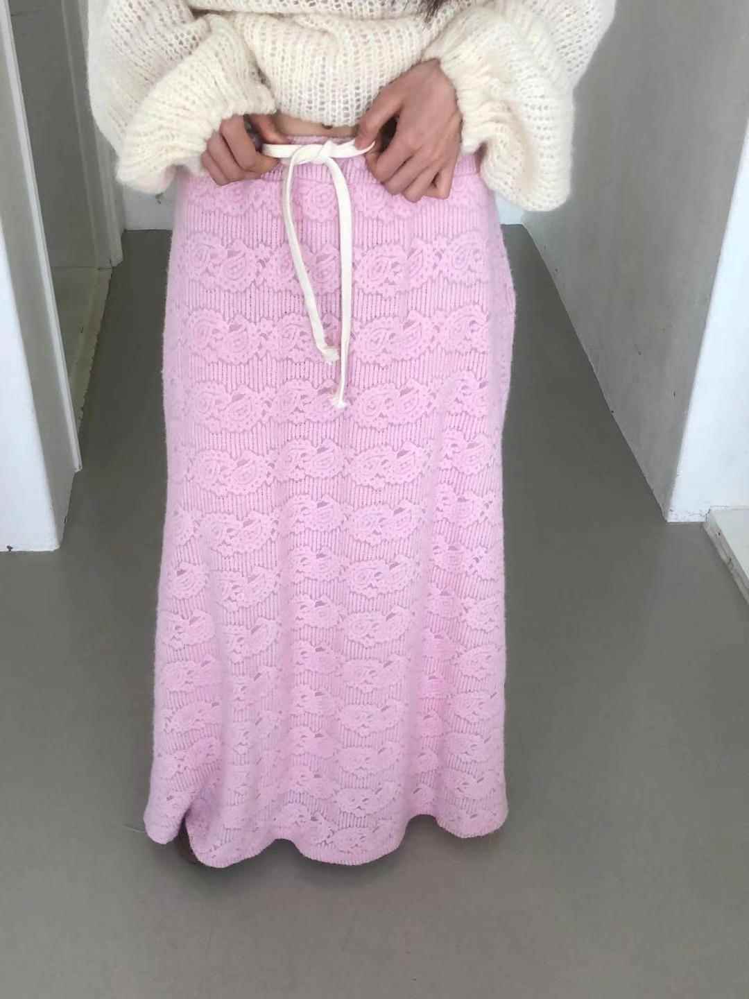 EXCUSE韓國直郵女裝新品人氣真品24秋冬職業休閑時尚推薦長裙EXCUSE長裙