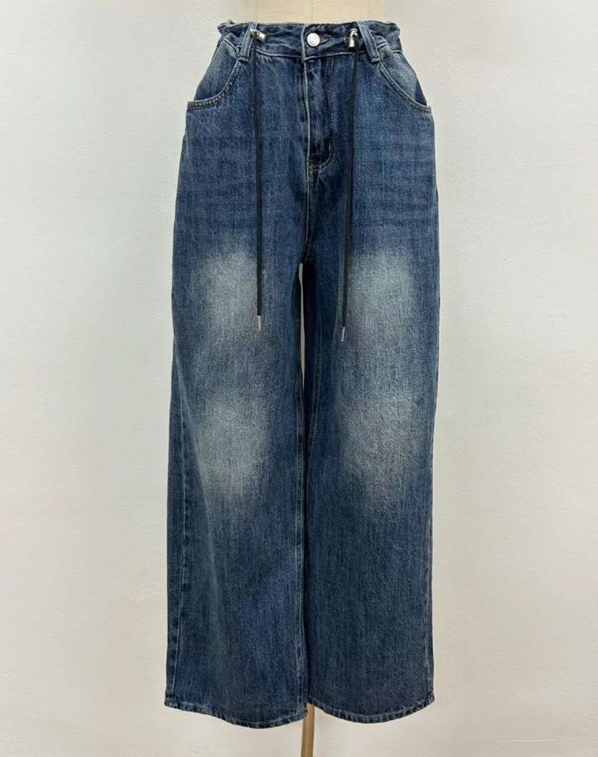 BLUE GIRL韓國直郵女裝新品真品24秋冬時尚人氣休閑牛仔褲BLUE GIRL牛仔褲