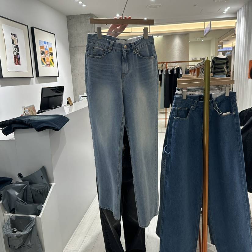 GRAYMELLOW直郵韓國代購女裝新品人氣時尚休閑真品牛仔褲春款GRAYMELLOW牛仔褲