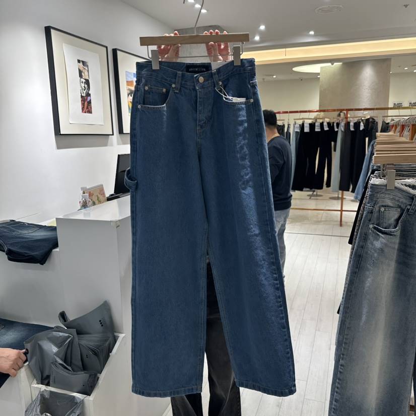 GRAYMELLOW韓國直郵東大門代購女裝新品時尚休閑牛仔褲春款GRAYMELLOW牛仔褲