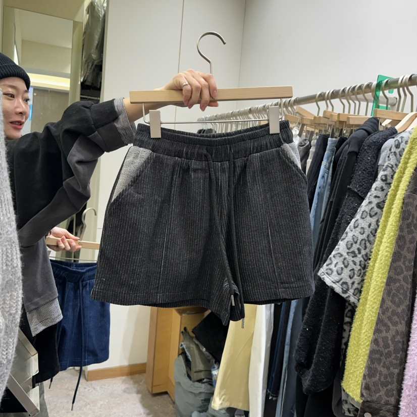 Reiz韓國代購女裝新品24秋冬推薦人氣休閑職業真品短褲春款REIZ短褲