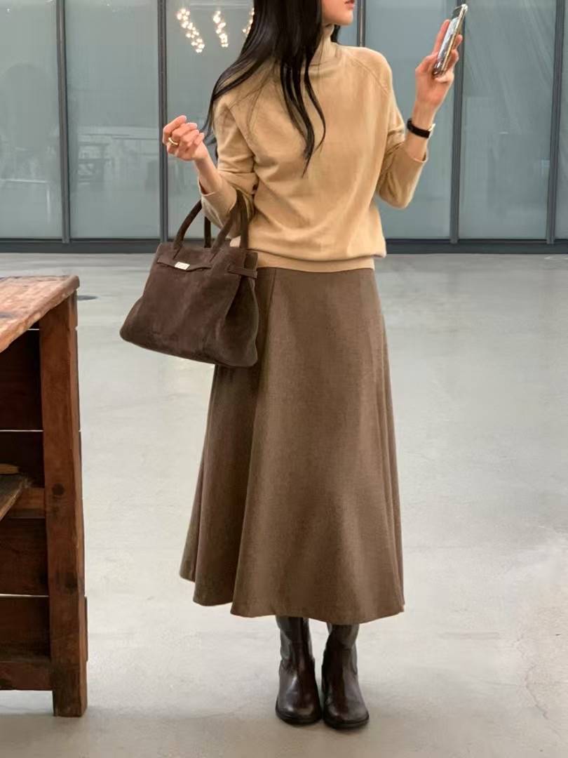 ANDYOUBROWN-OT韓國直郵東大門實拍女裝新品休閑推薦真品長裙ANDYOUBROWN-OT長裙