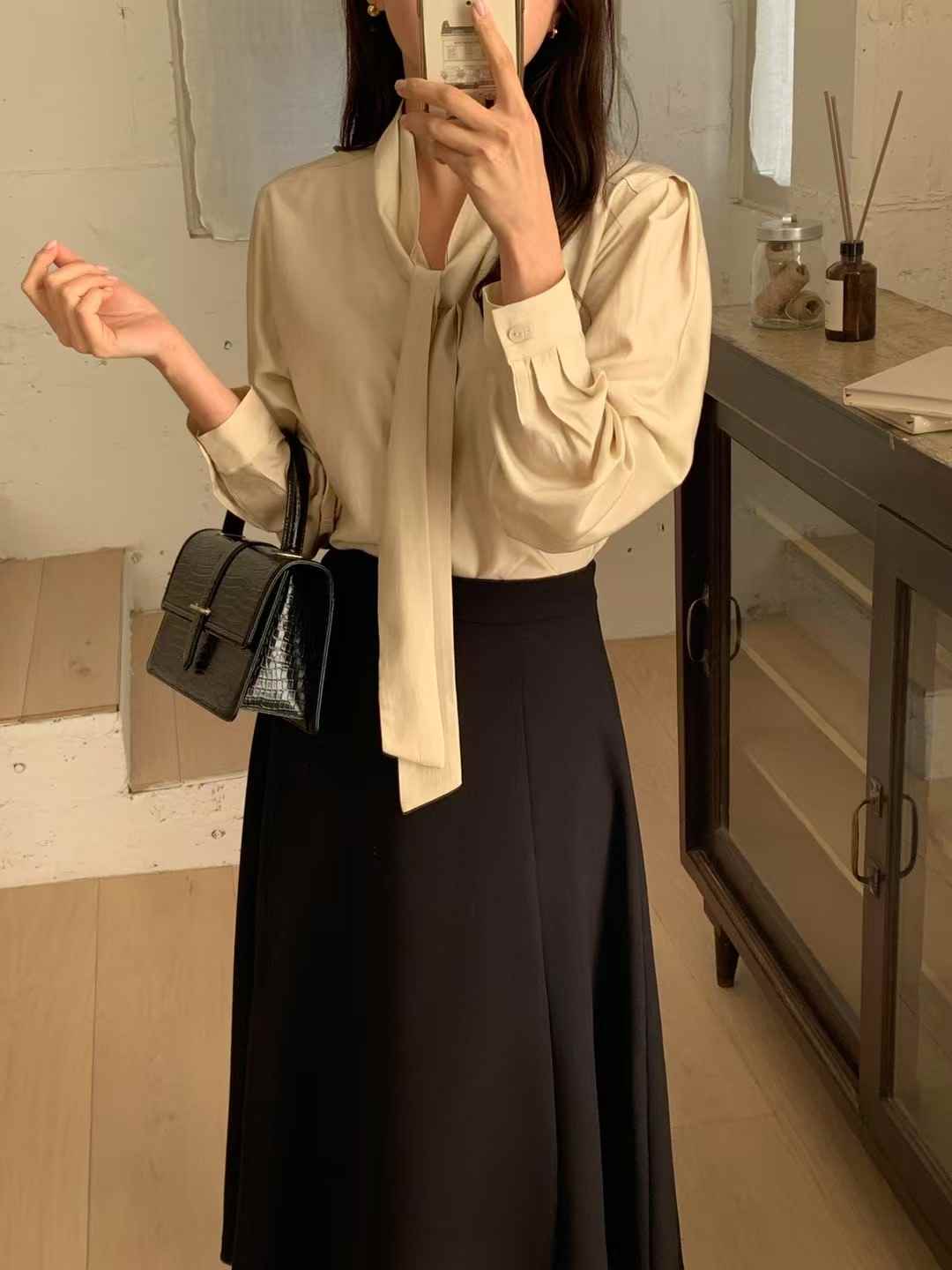 ANDYOUBROWN-OT韓國直郵東大門實拍女裝新品熱賣襯衫蕾絲衫ANDYOUBROWN-OT襯衫/蕾絲衫