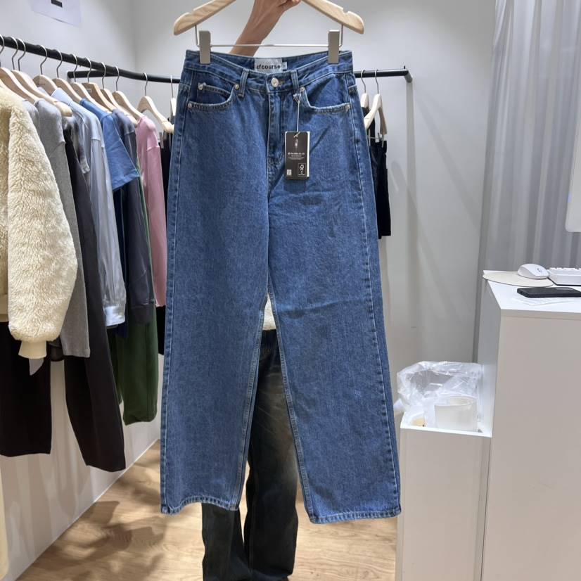 OFCOURSE東大門實拍女士新品熱賣推薦人氣時尚真品休閑牛仔褲OFCOURSE牛仔褲