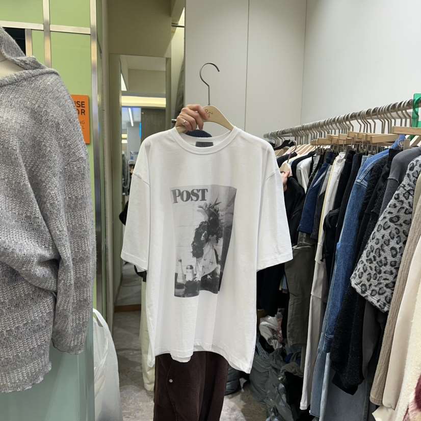 REIZ韓國直郵東大門代購女裝新品熱賣25春夏25春季時尚T恤春款REIZT恤