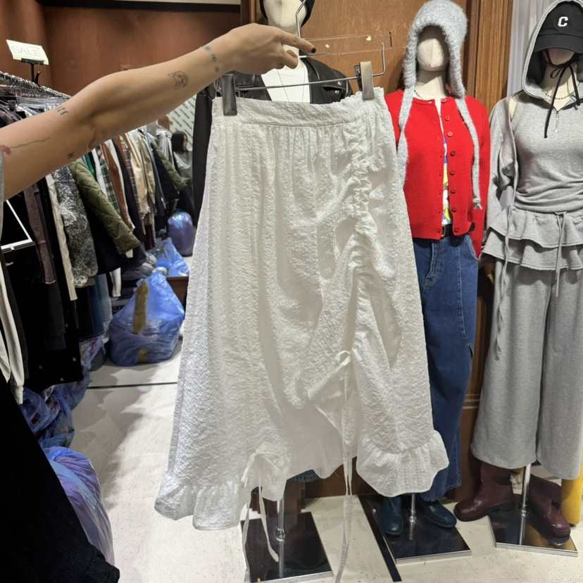 AMOUR直郵韓國代購女裝新款真品推薦休閑熱賣25春季長裙春款AMOUR長裙