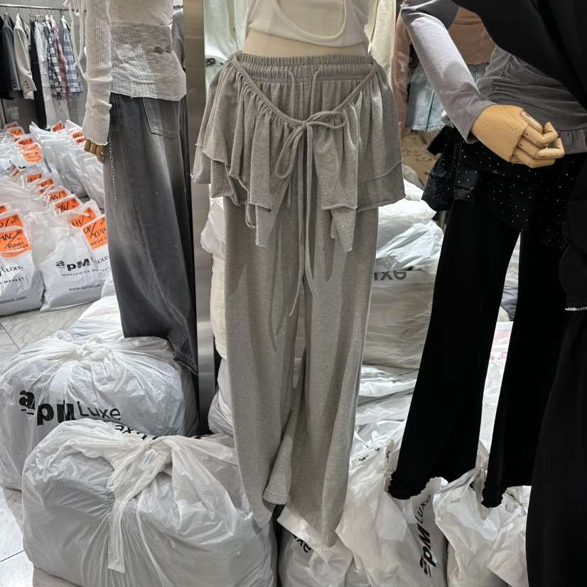 OUR MINUTE韓國直郵女裝新品真品休閑推薦人氣時尚25春夏休閑褲OUR MINUTE休閑褲