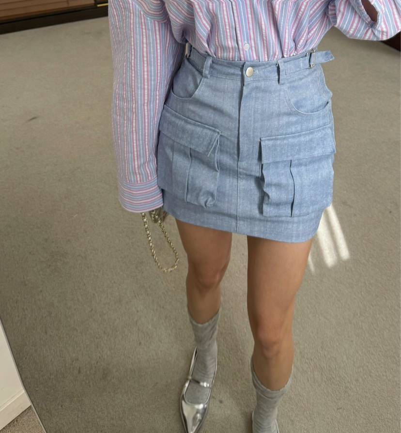 DENVER韓國直郵女士新品人氣時尚休閑真品推薦職業25春夏裙褲DENVER裙褲