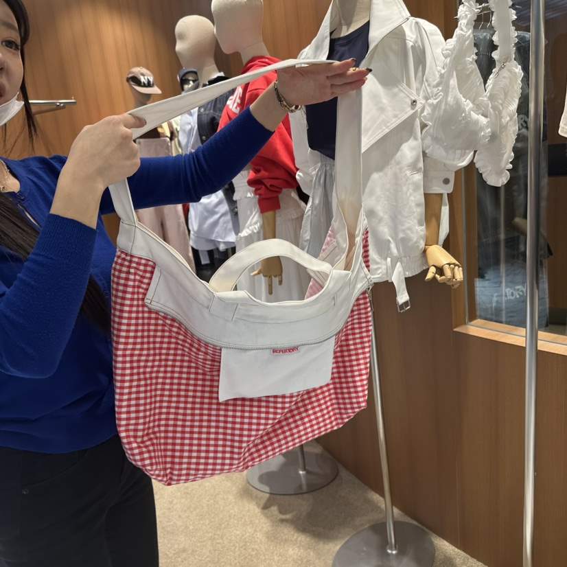 REPERTORY直郵韓國代購女裝新品人氣推薦熱賣單肩斜跨包雙面REPERTORY單肩/斜跨包