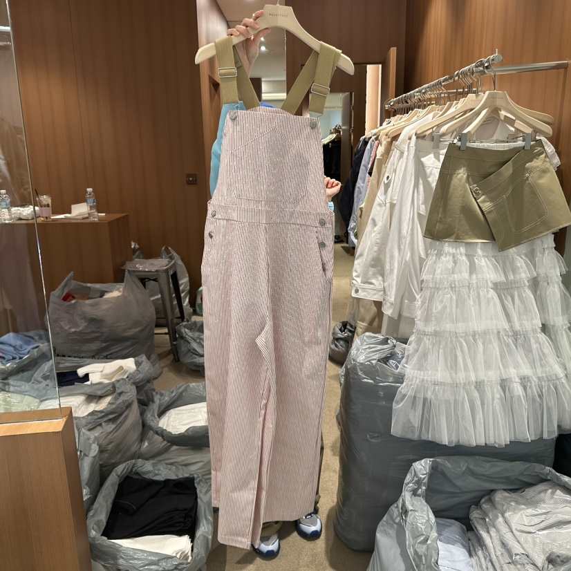 REPERTORY韓國直郵女裝新款職業時尚熱賣人氣25春季25春夏背帶褲REPERTORY背帶褲