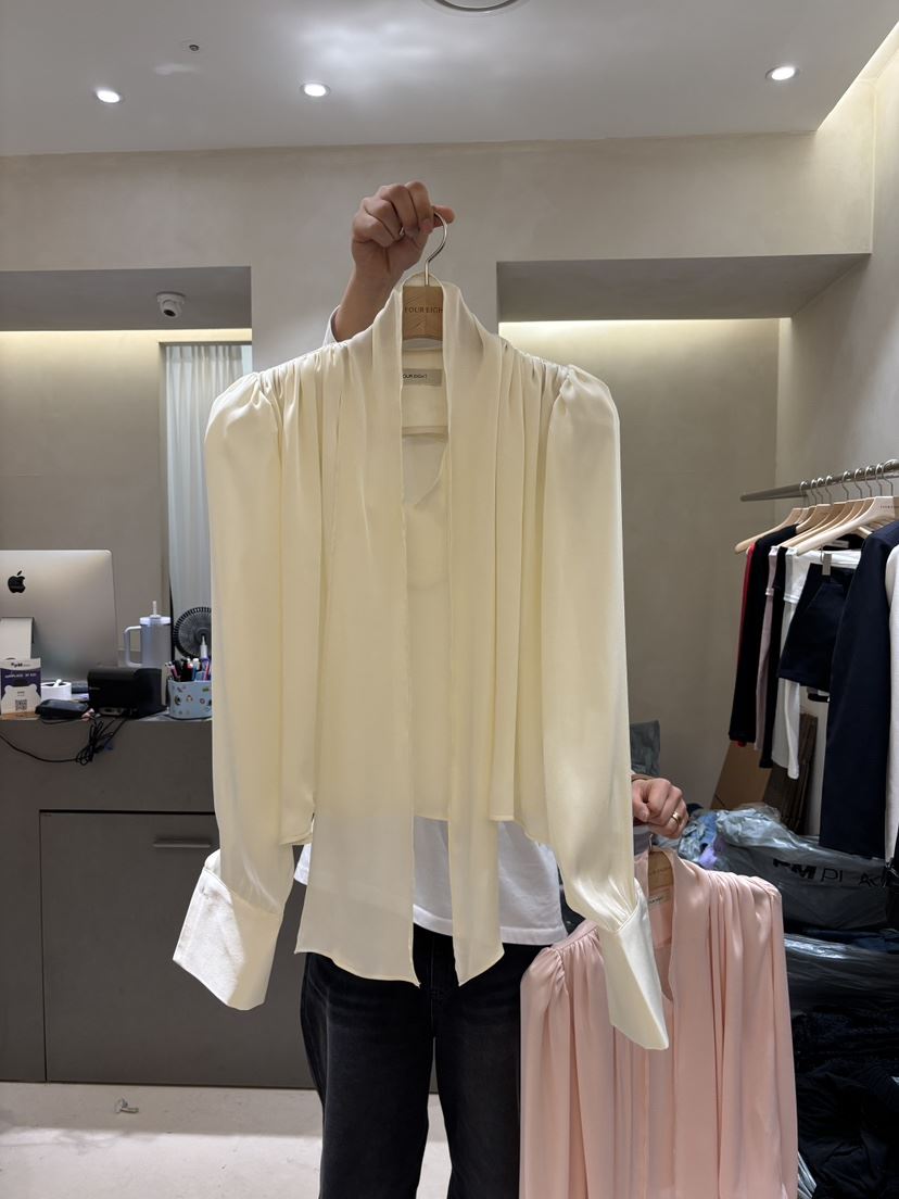 FOUREIGHT直郵韓國代購女裝新品人氣時尚推薦25春夏襯衫蕾絲衫FOUR EIGHT襯衫/蕾絲衫