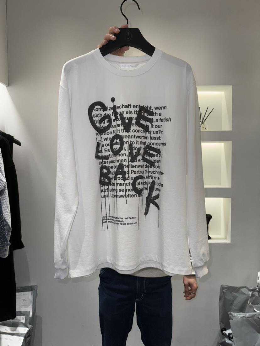 NOCTURNAL VIBE韓國直郵女士新品休閑職業25春夏真品長袖T恤NOCTURNAL VIBE長袖T恤