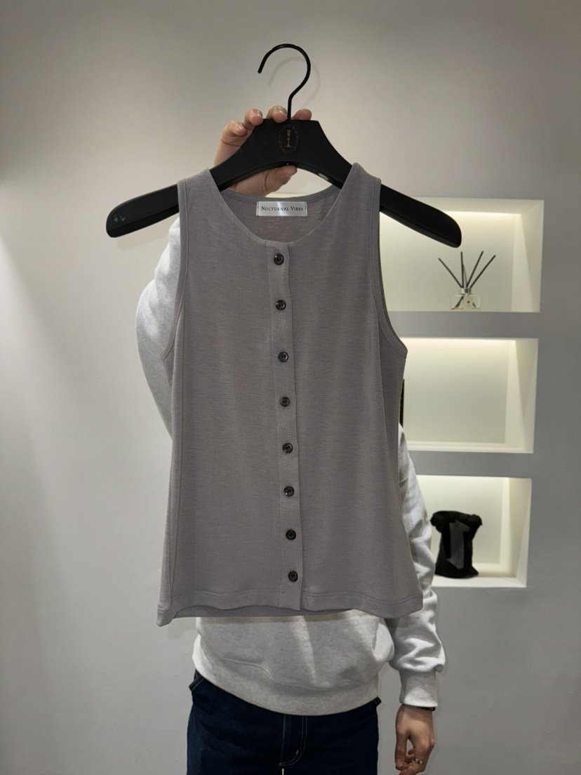 NOCTURNAL VIBE東大門直郵女士新品職業時尚25春夏吊帶背心NOCTURNAL VIBE吊帶/背心