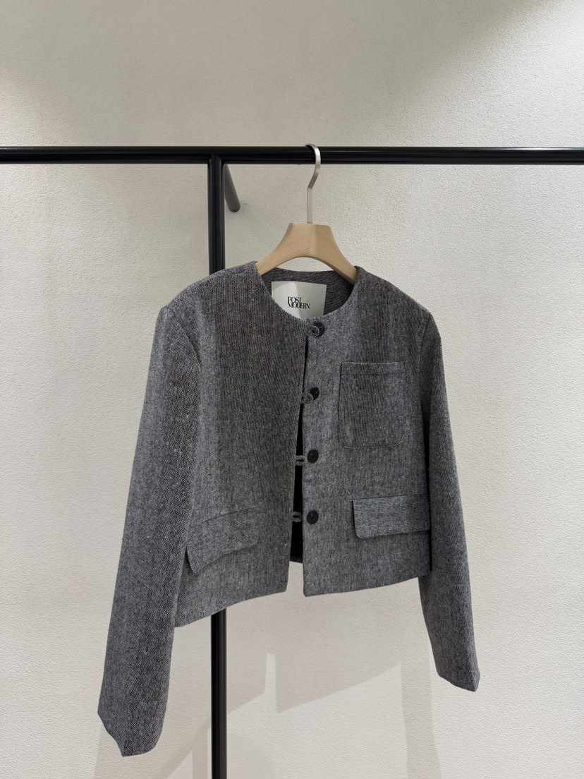 POSTMODERN韓國直郵東大門實拍女裝新品職業休閑時尚推薦夾克POSTMODERN夾克