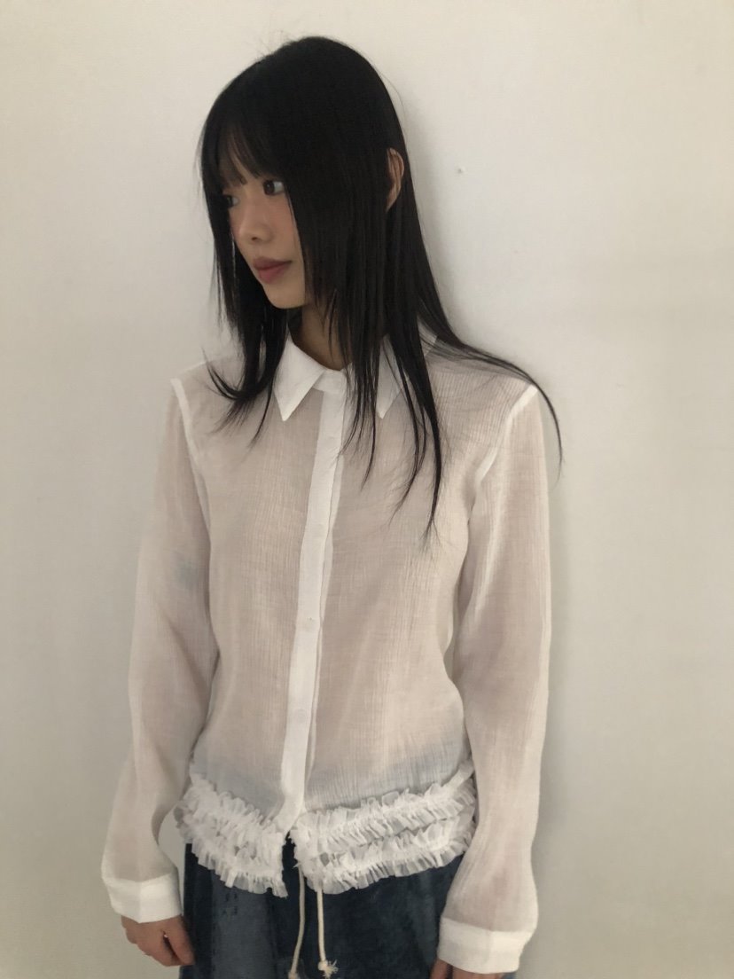 FLASH韓國直郵東大門實拍女裝新款25春夏推薦熱賣襯衫蕾絲衫FLASH襯衫/蕾絲衫