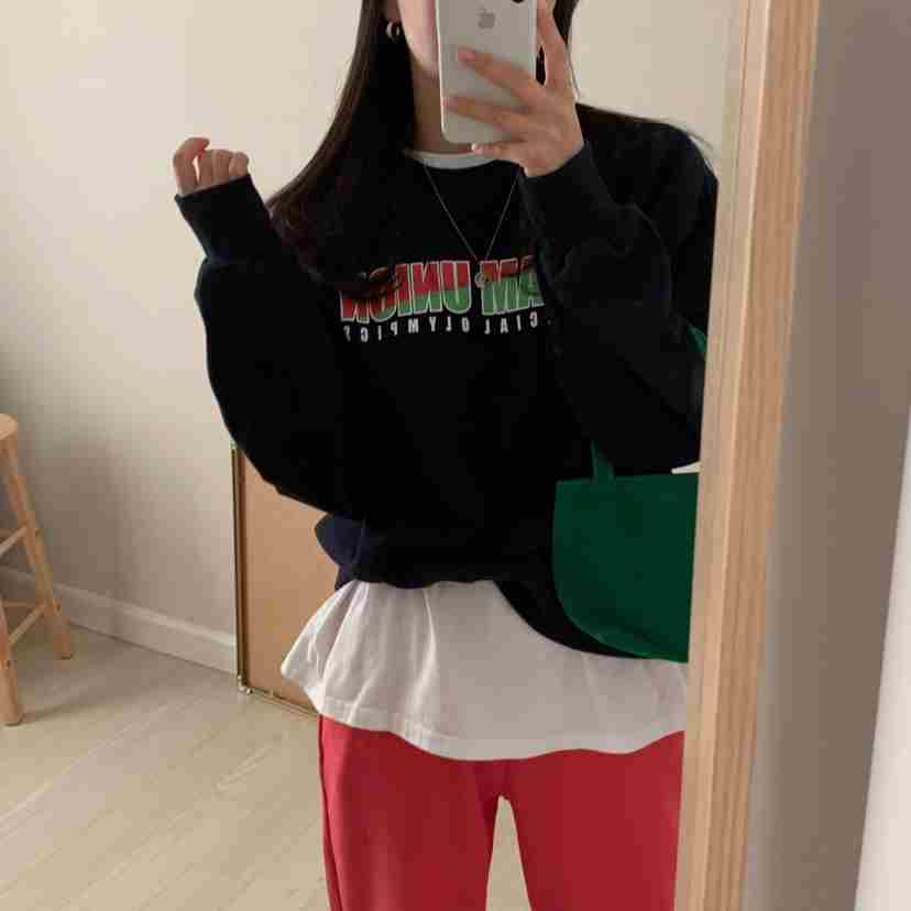 HELLO JINI韓國直郵東大門實拍女裝新品推薦真品人氣休閑衛衣HELLO JINI衛衣