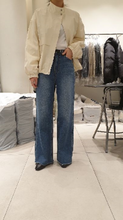 NAVYBURST韓國直郵東大門代購女裝新品休閑25春夏推薦牛仔褲NAVY BURST牛仔褲