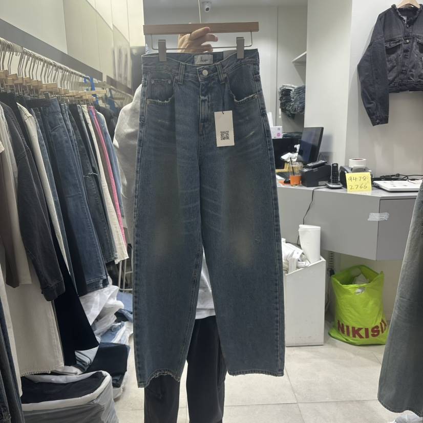 ODIF韓國直郵女士新品人氣25春夏時尚推薦休閑熱賣真品牛仔褲ODIF牛仔褲