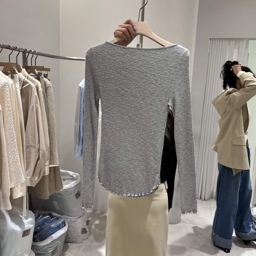 GLOW AND NYMPH韓國直郵東大門代購女裝新款真品時尚長袖T恤GLOW AND NYMPH長袖T恤