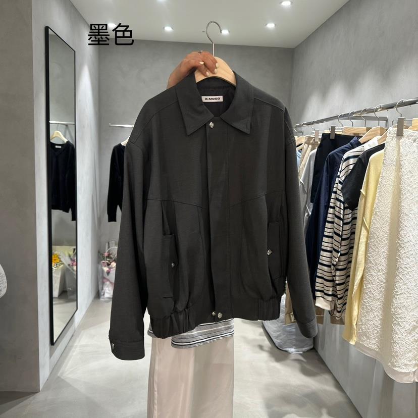 X-MOOD韓國直郵東大門代購女裝新款人氣25春夏職業時尚夾克X-MOOD夾克