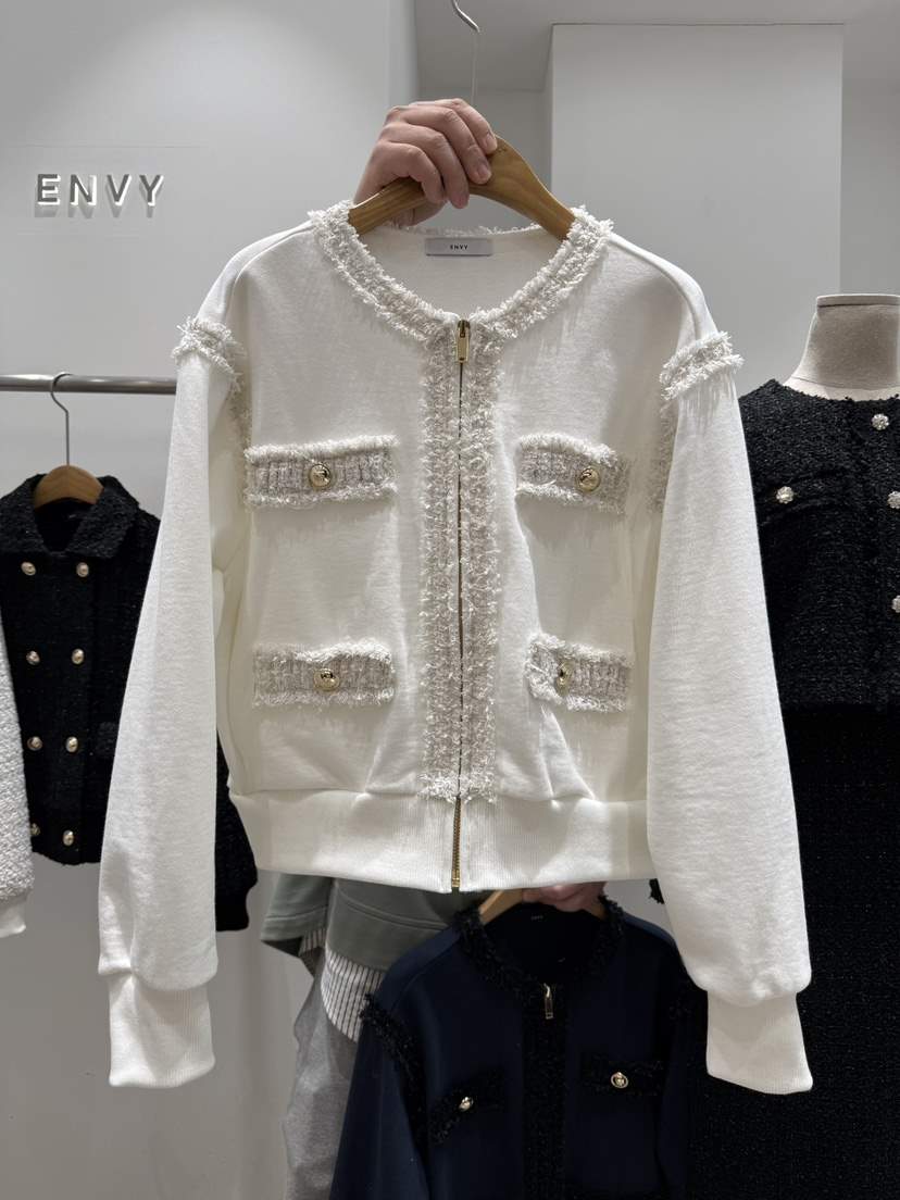 ENVY直郵韓國代購女裝新品熱賣推薦25春夏時尚休閑人氣夾克ENVY夾克