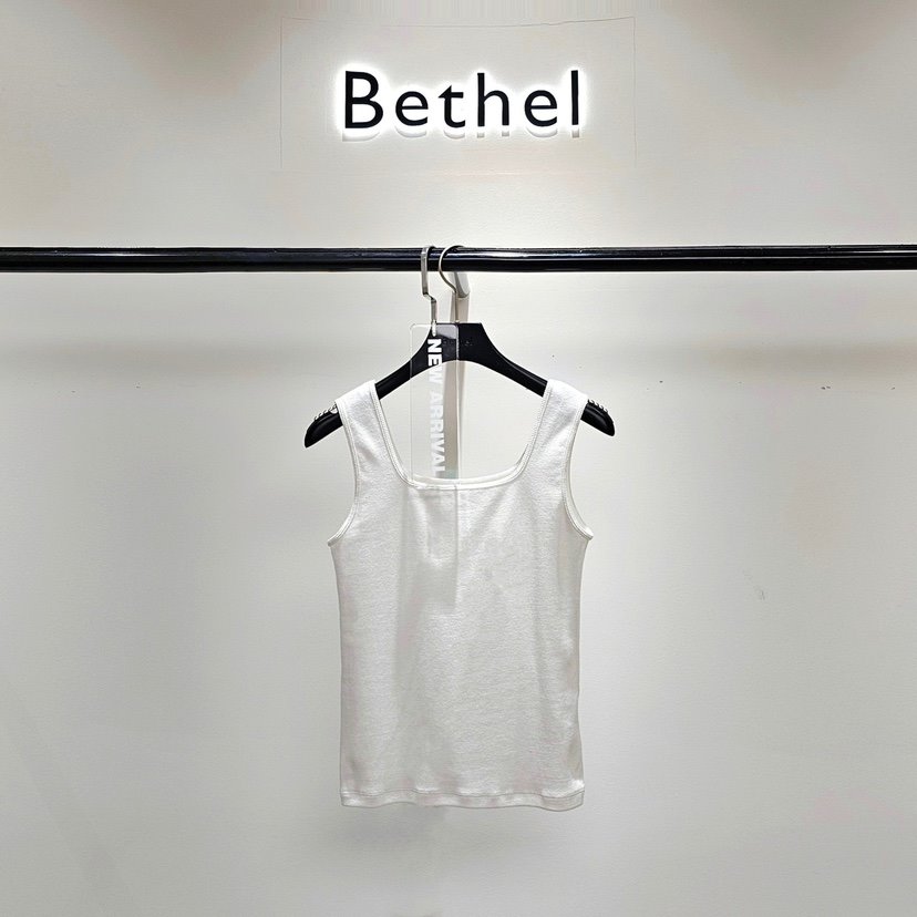 BETHEL韓國直郵女裝新款25春夏真品休閑職業推薦時尚吊帶背心BETHEL吊帶/背心