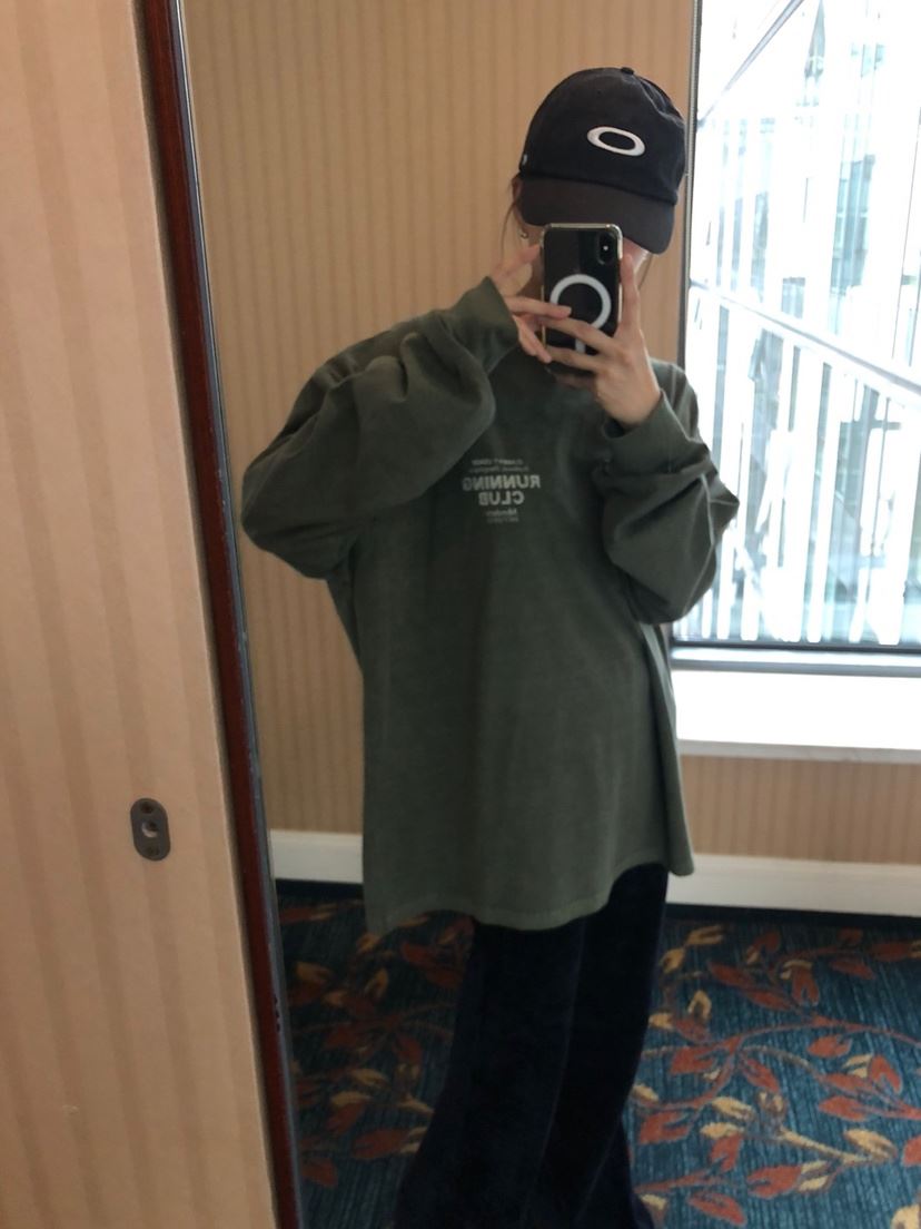 KSUBI韓國直郵女裝新款職業25春夏人氣真品推薦休閑長袖T恤KSUBI長袖T恤