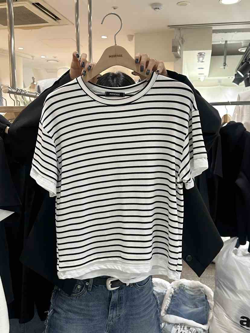 INSSENSE-A直郵韓國代購女裝新品職業人氣時尚熱賣推薦T恤INSSENSE-AT恤