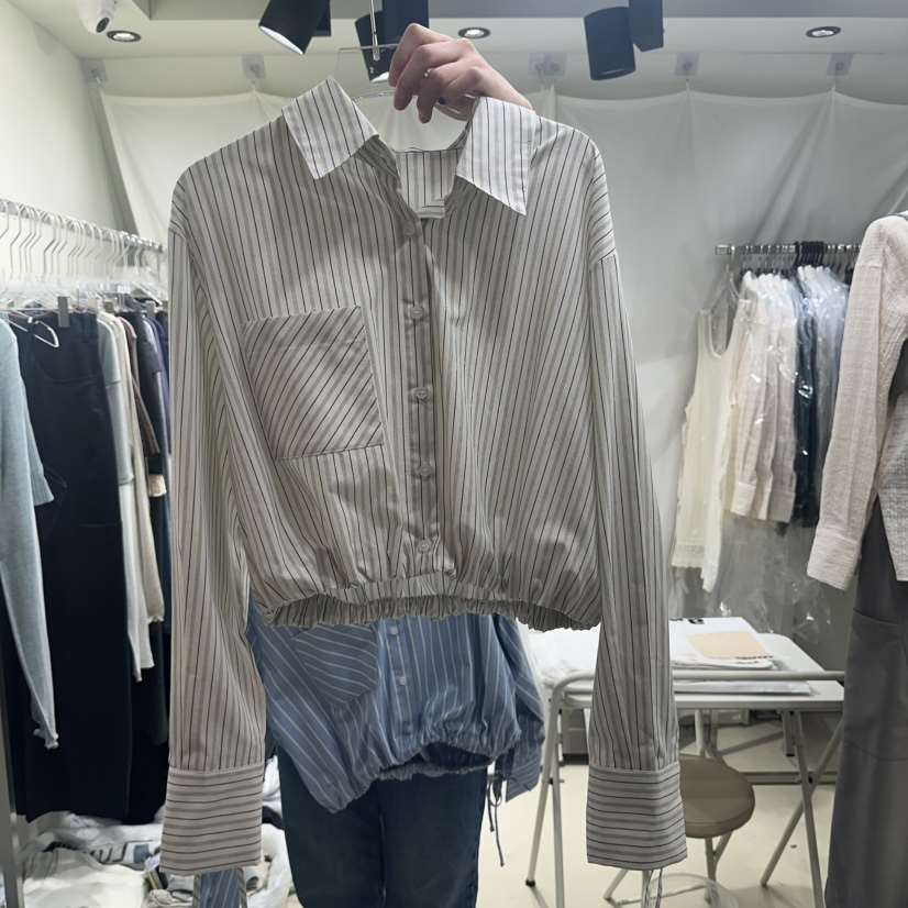 OWNS韓國直郵東大門實拍女裝新款休閑職業熱賣時尚襯衫蕾絲衫OWNS襯衫/蕾絲衫