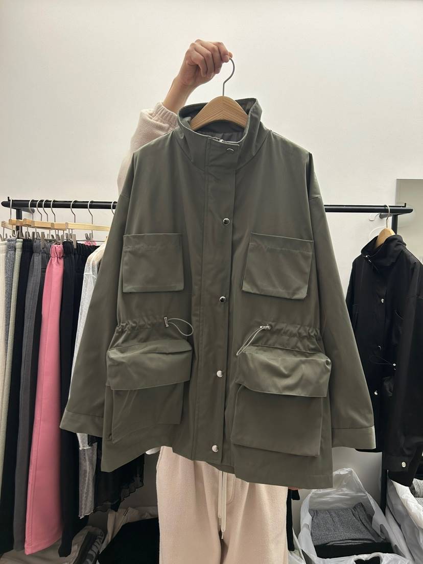 AS THOUGHT韓國直郵女士新款25春夏時尚職業真品人氣熱賣夾克AS THOUGHT夾克