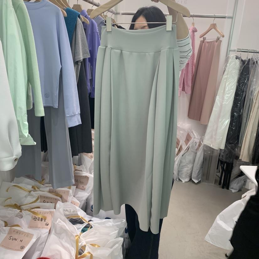 PRIVIE韓國直郵女裝新款25春夏職業休閑真品推薦半身裙中短裙PRIVIE半身裙/中短裙