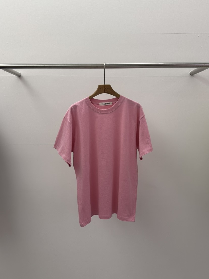 BROWNS-P韓國直郵東大門代購女裝新品25春夏時尚熱賣休閑T恤BROWNS-PT恤
