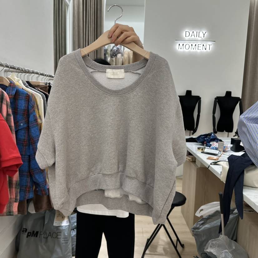 DAILY MOMENT直郵韓國代購女裝新品真品休閑職業25春夏衛衣DAILY MOMENT衛衣