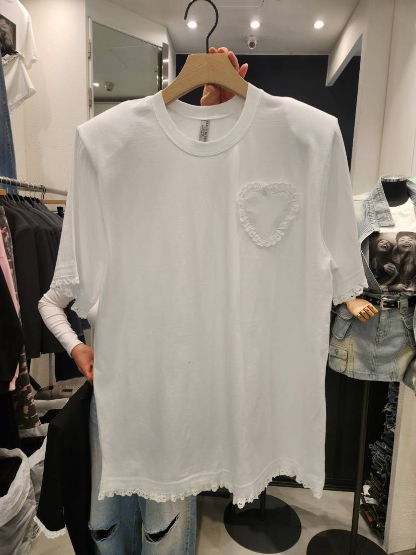BLACK RIBBON-A直郵韓國代購女裝新品25春夏人氣推薦休閑T恤BLACK RIBBON-AT恤