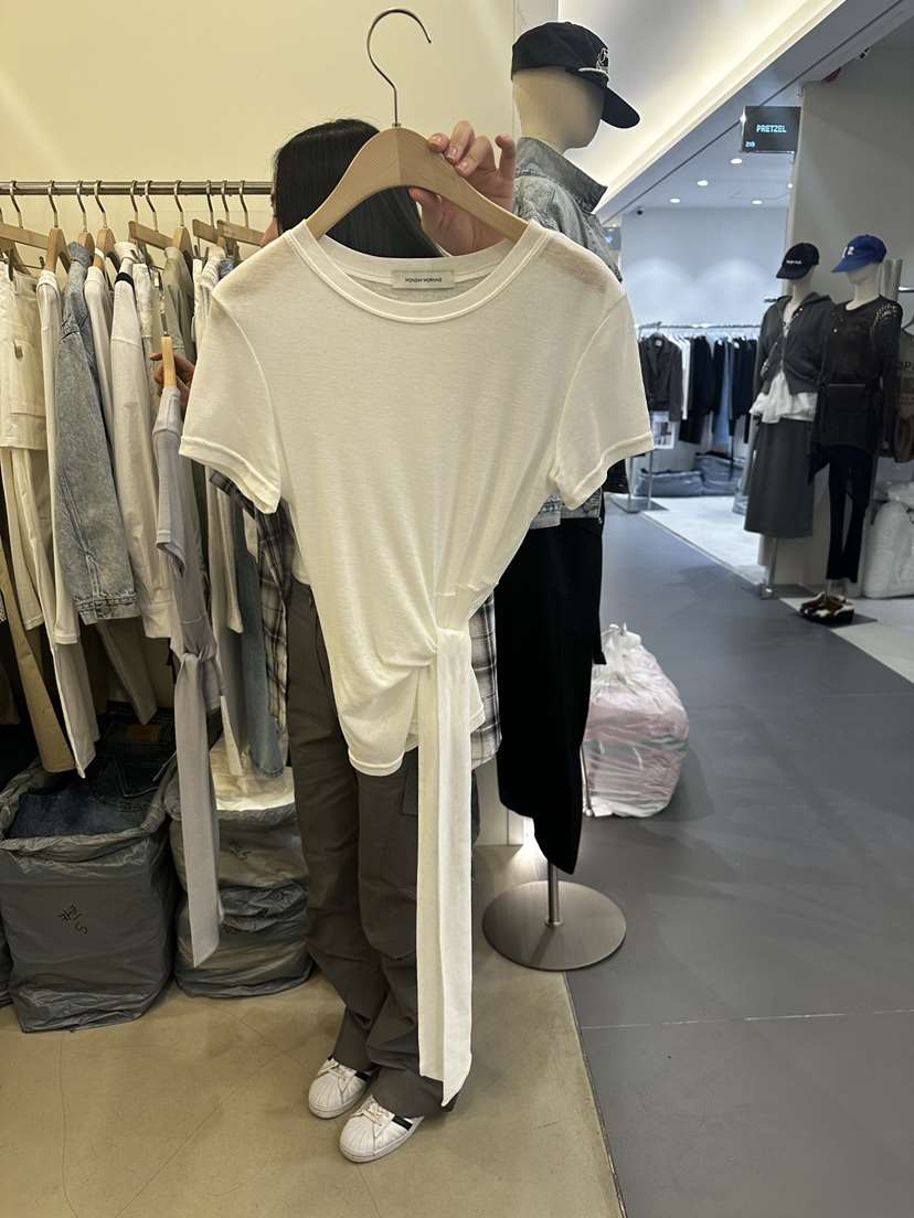 MONDAYMORING韓國直郵東大門實拍女裝新品25春夏推薦時尚T恤MONDAYMORINGT恤
