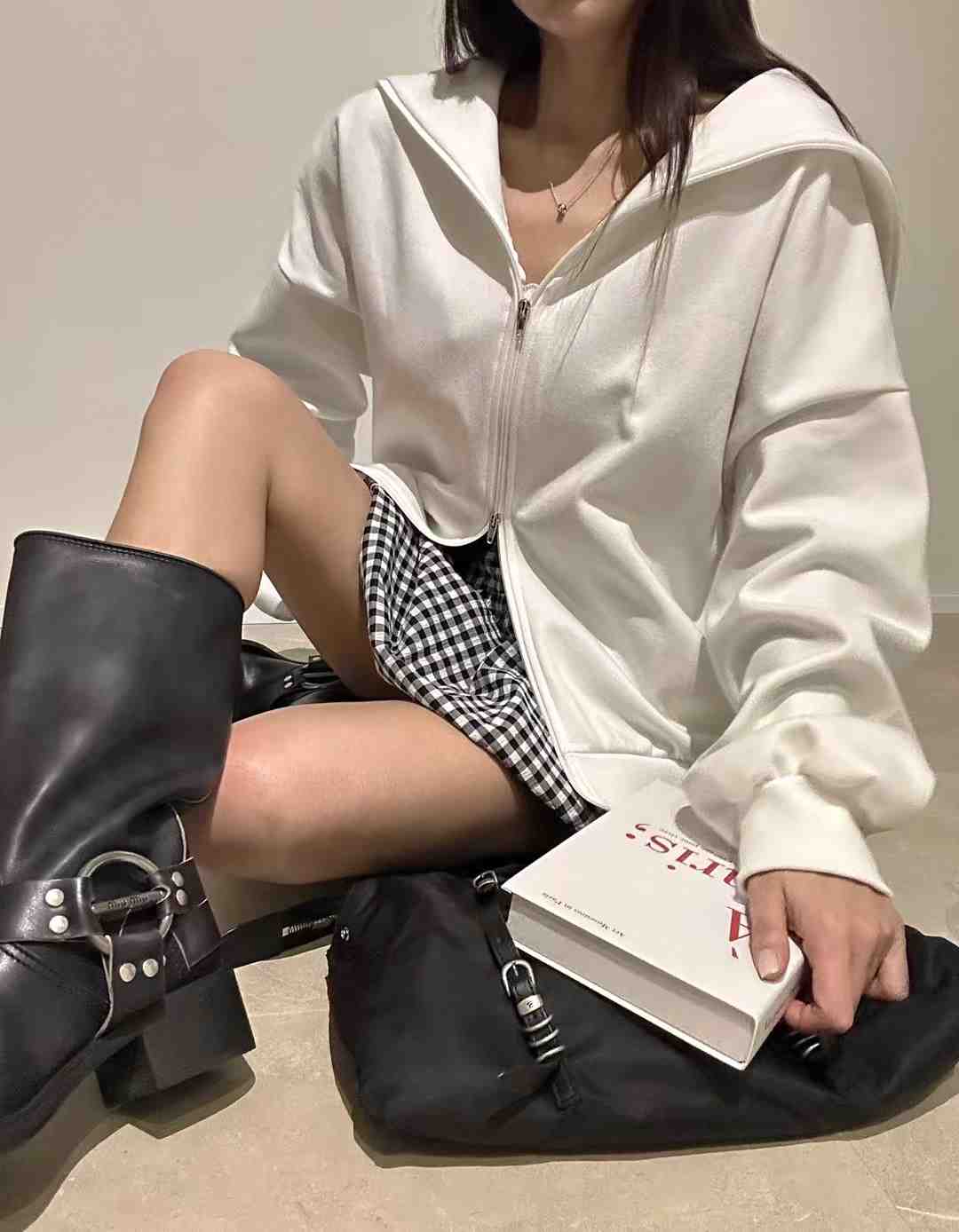 BLACK LINE韓國直郵東大門代購女裝新款職業人氣推薦真品衛衣BLACK LINE衛衣