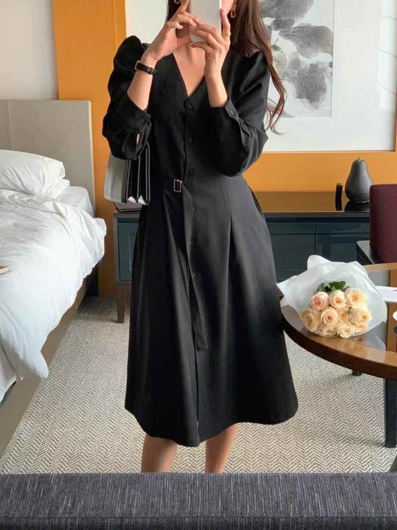 ON-NI-언니-T韓國直郵女裝新款休閑推薦人氣時尚熱賣連衣裙ON-NI連衣裙