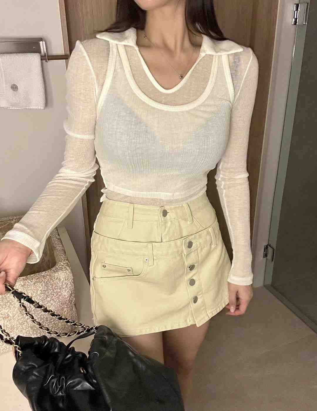 BLACK LINE韓國直郵東大門實拍女裝新款25春夏推薦休閑套裝BLACK LINE套裝