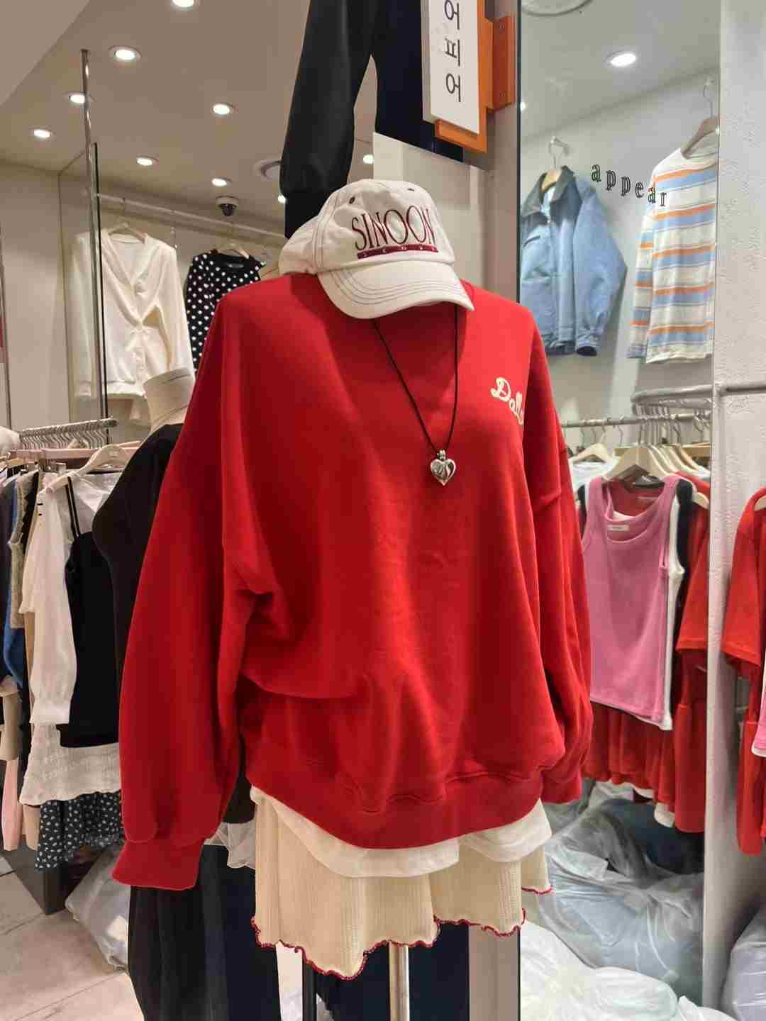 APPEAR直郵韓國代購女裝新品職業時尚熱賣人氣真品25春夏衛衣APPEAR衛衣