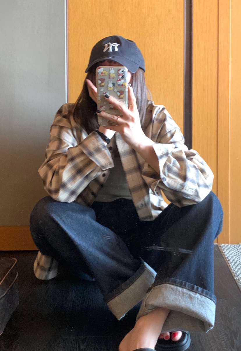 COURGETTE韓國直郵東大門實拍女裝新款職業人氣襯衫蕾絲衫格紋COURGETTE襯衫/蕾絲衫