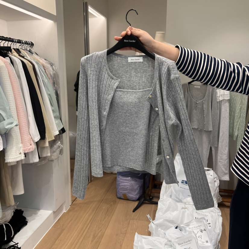 BIEN GARDER直郵韓國代購女裝新品熱賣人氣25春夏休閑套裝BIEN GARDER套裝