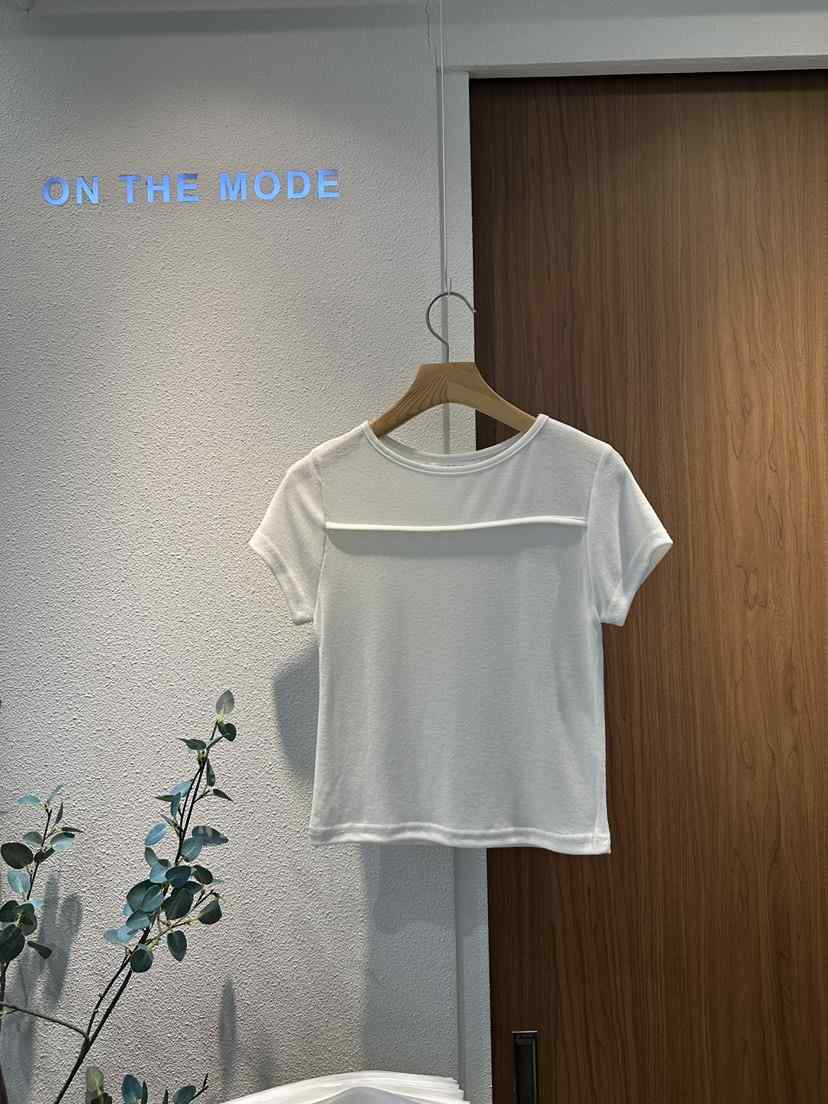 ON THE MODE韓國直郵女裝新款人氣時尚推薦真品25春夏T恤ON THE MODET恤