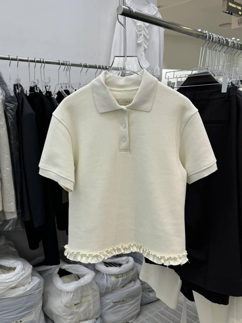 OURS東大門實拍女裝新品休閑時尚25春夏真品推薦人氣熱賣T恤OURST恤