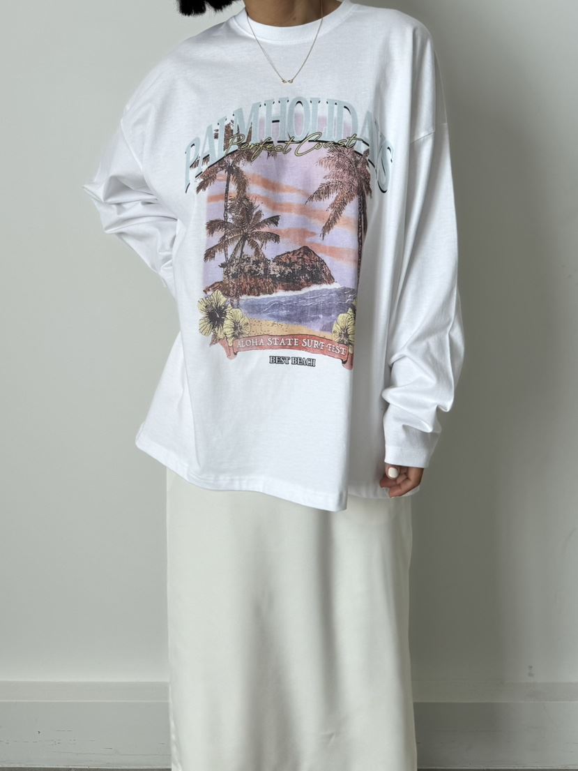 GOLDEN MARKET東大門直郵女裝新品25春夏真品熱賣人氣長袖T恤GOLDEN MARKET長袖T恤