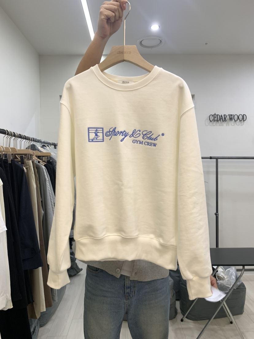 CEDARWOOD韓國直郵東大門實拍女裝新品25春夏真品推薦休閑衛衣CEDARWOOD衛衣
