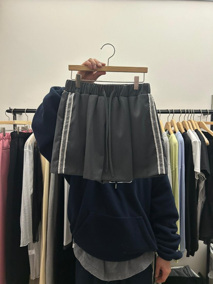 AS THOUGHT直郵韓國代購女裝新品真品25春夏時尚職業短褲蕾絲AS THOUGHT短褲