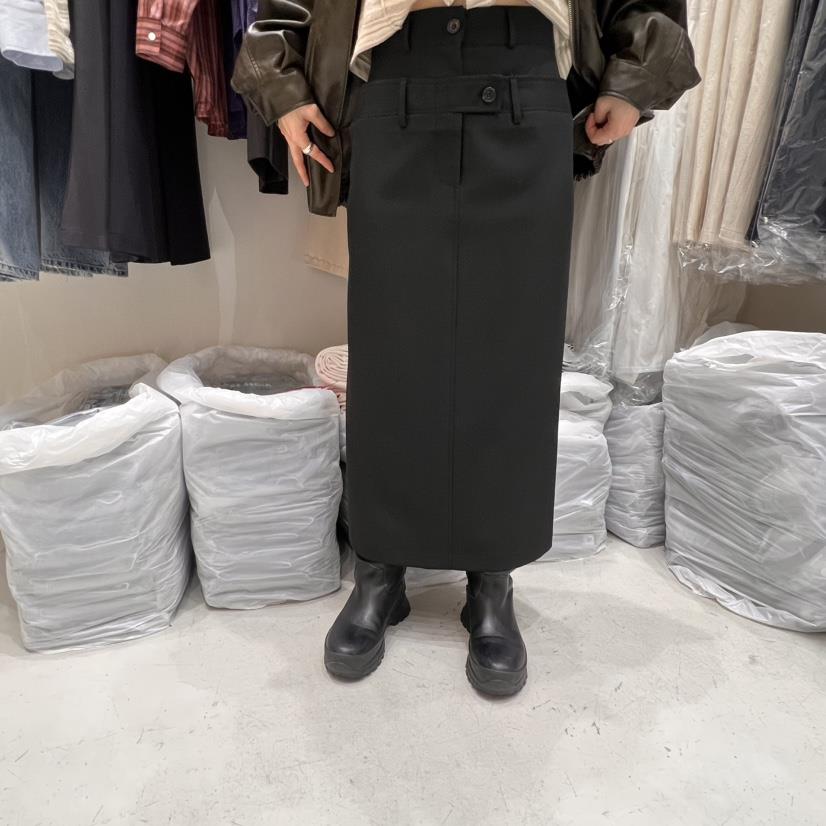 FRE韓國直郵女裝新品25春夏真品休閑時尚職業熱賣半身裙中短裙FRE半身裙/中短裙