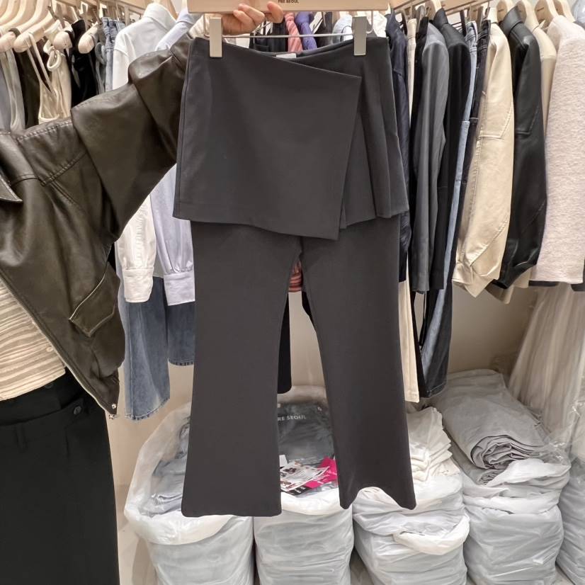 FRE直郵韓國代購女裝新品人氣推薦熱賣休閑時尚職業裙褲假兩件FRE裙褲