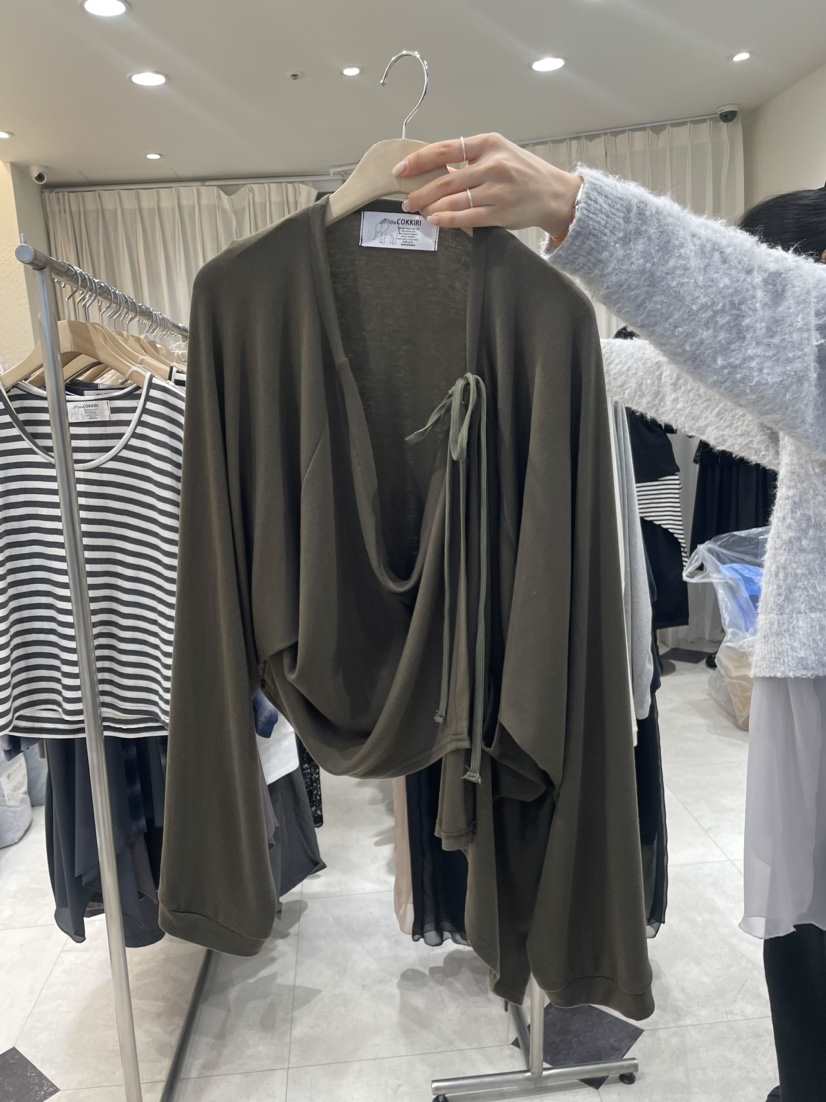 COKKIRI韓國直郵女裝新品休閑25春夏人氣真品時尚針織衫開衫COKKIRI針織衫